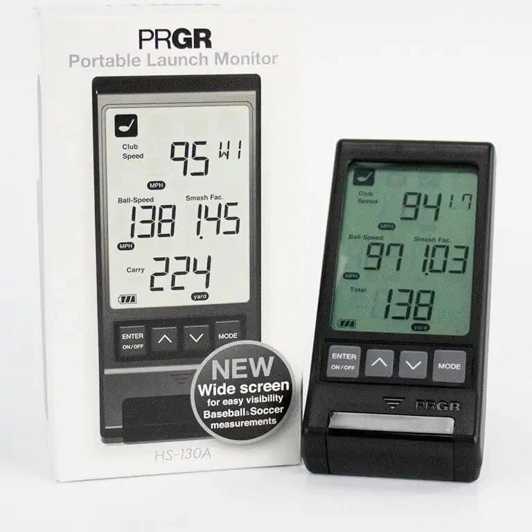 PRGR PORTABLE GOLF LAUNCH MONITOR 2021 HS-130A8