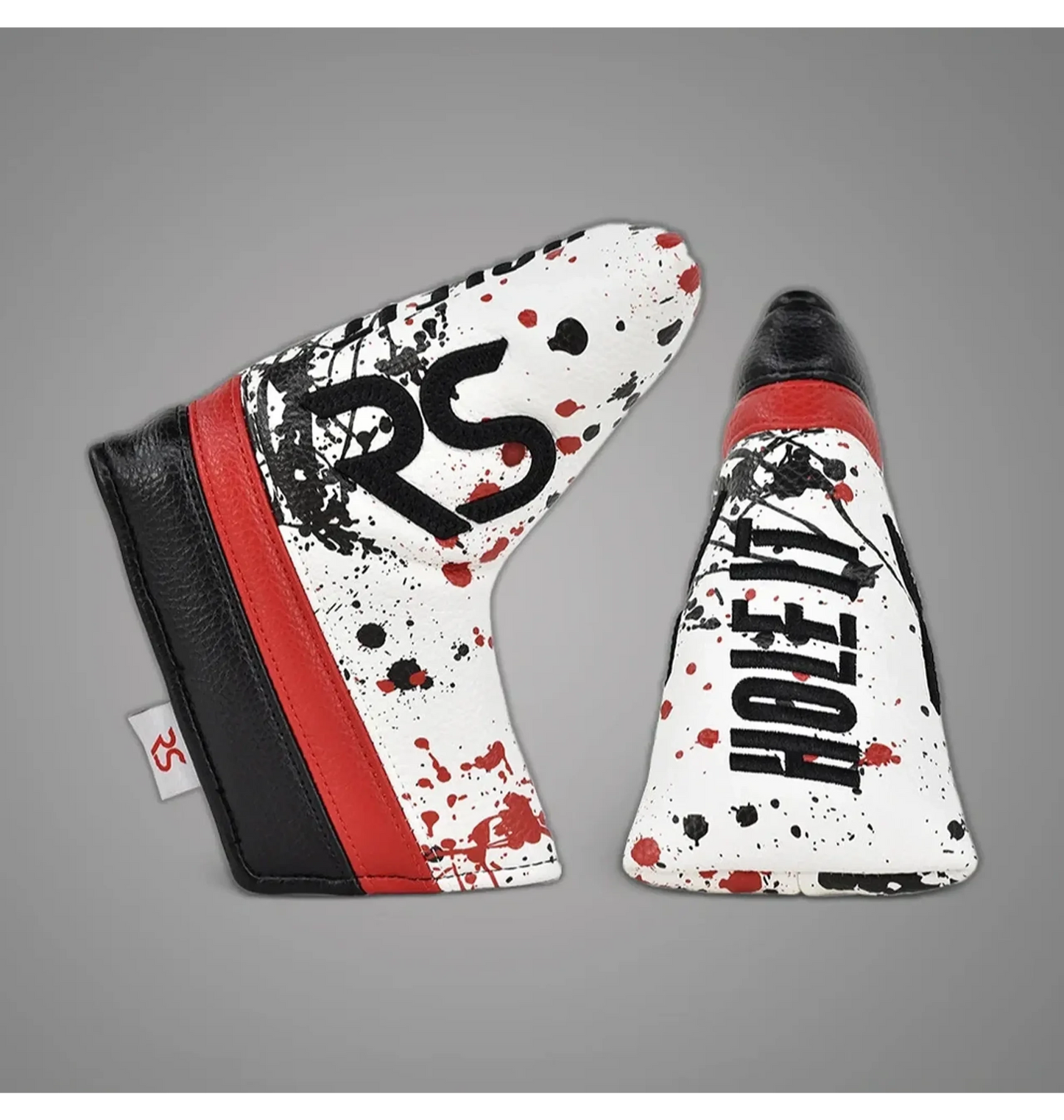 White HOLE IT Blade Putter Cover