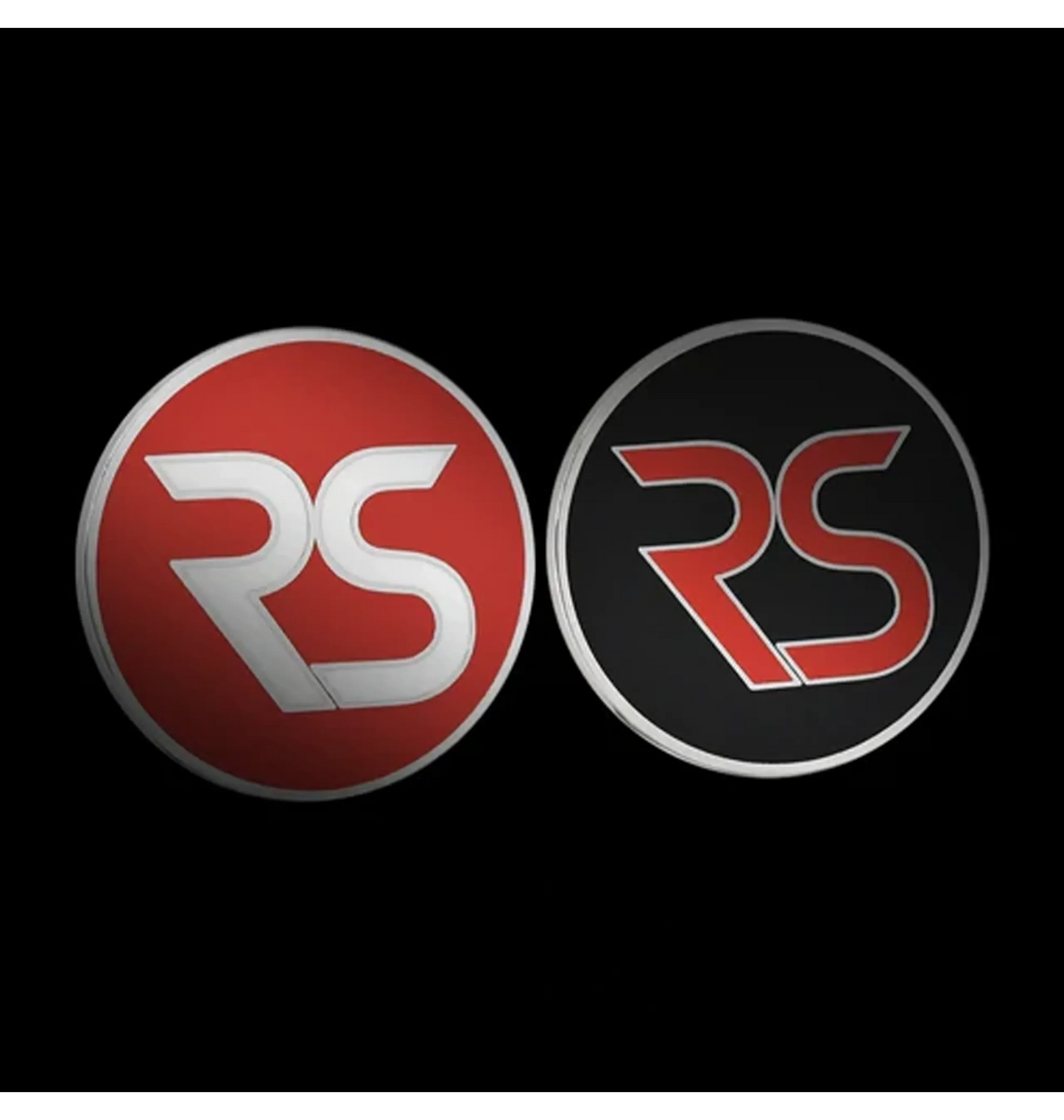 Black / Red RS Double Sided Ball Marker