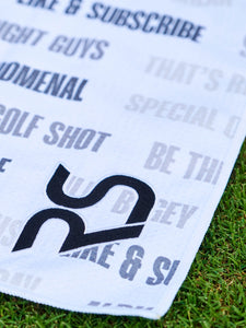 THE RS CATCHPHRASE GOLF TOWEL