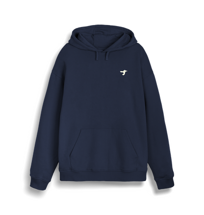 French Navy Printed Sweater Front