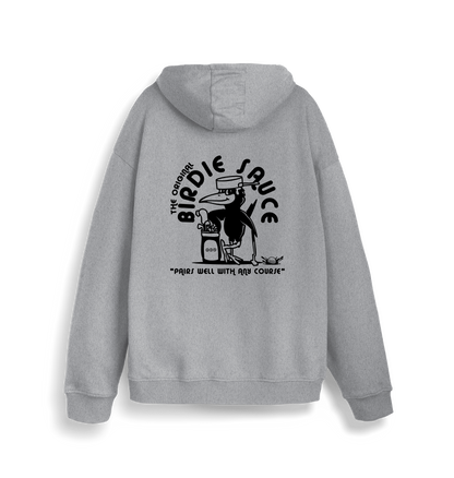 Heather Grey Printed Sweater Back