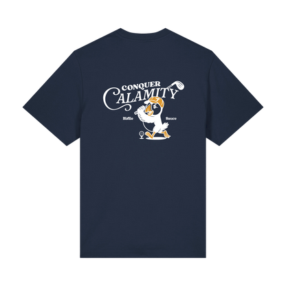 French Navy Printed T-shirt