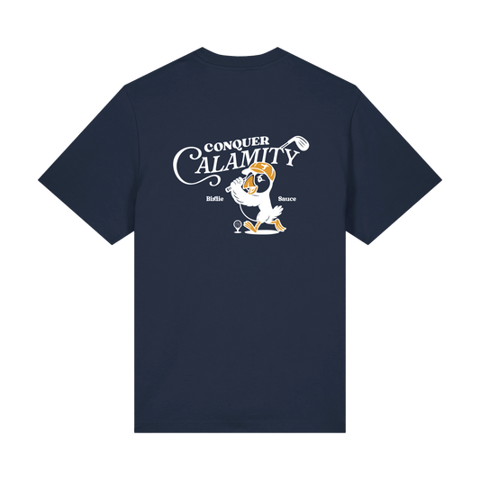 French Navy Printed T-shirt