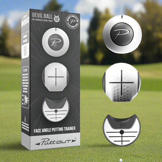 PUTTOUT DEVIL BALL PUTTING AID