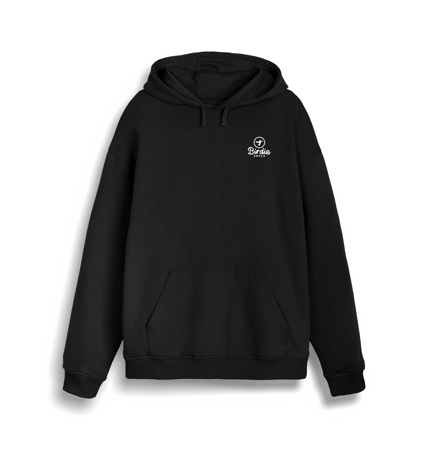 Black Printed Sweater Front