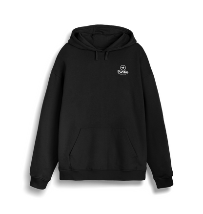 Black Printed Sweater Front