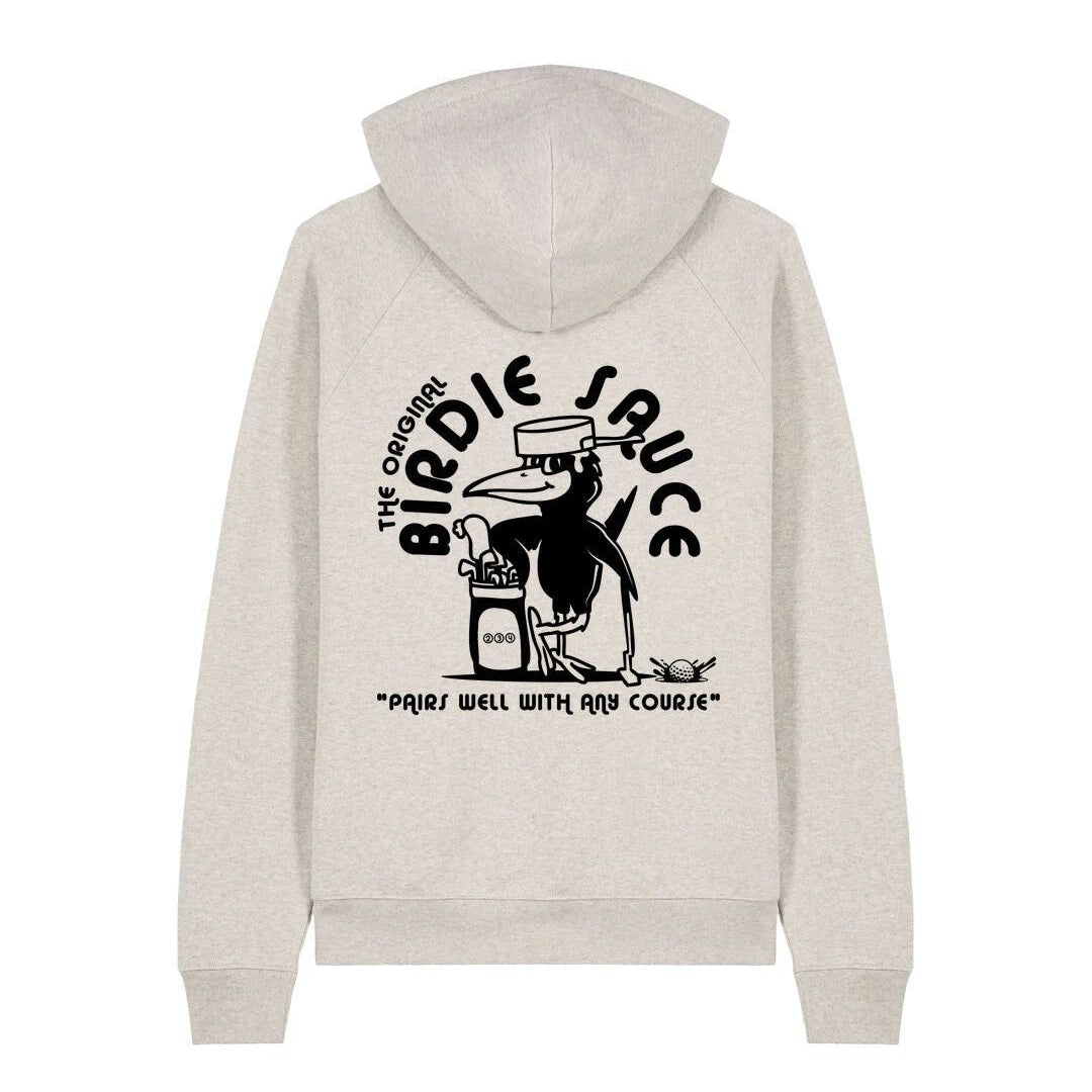 BIRDIE SAUCE OVERSIZED HOODIE GREY